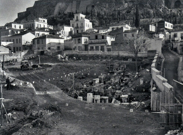 Τομέας ΗΗ στην αρχή της ανασκαφής, 1936.