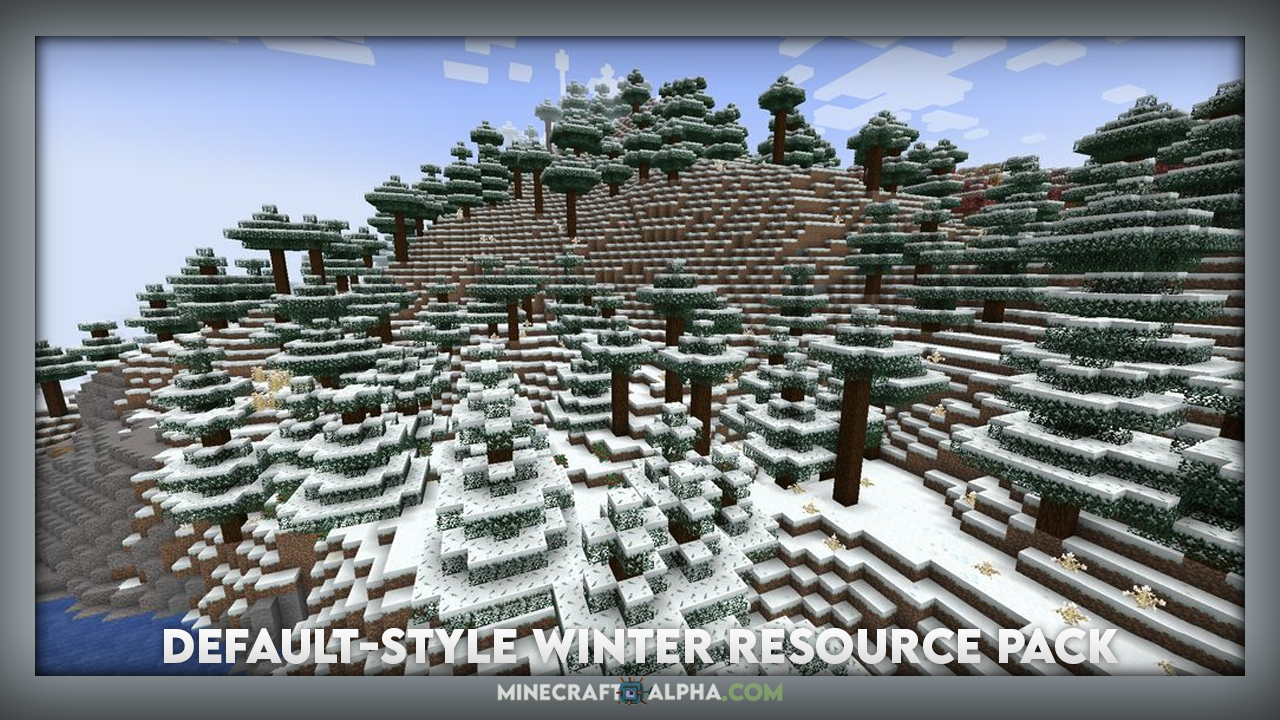 Default-Style Winter Resource Pack 1.18