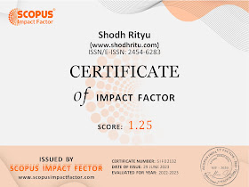 Scopus Impact Factor 1.25