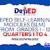 (Free Download) 4th Quarter Self-Learning Modules (SLM) | All Grade Levels | All Subjects (Updated Links)