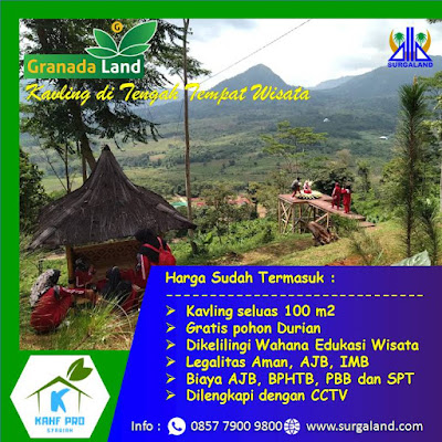 0857-7900-9800 | Granada Land Tanjung Sari Bogor Kavling Villa 48 Juta di Tengah Tempat Wisata