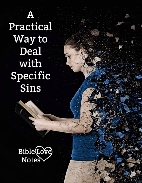 Years ago I discovered a way that helps me deal with specific sins in my life. I think it will work for most people if they do it sincerely, from the heart.