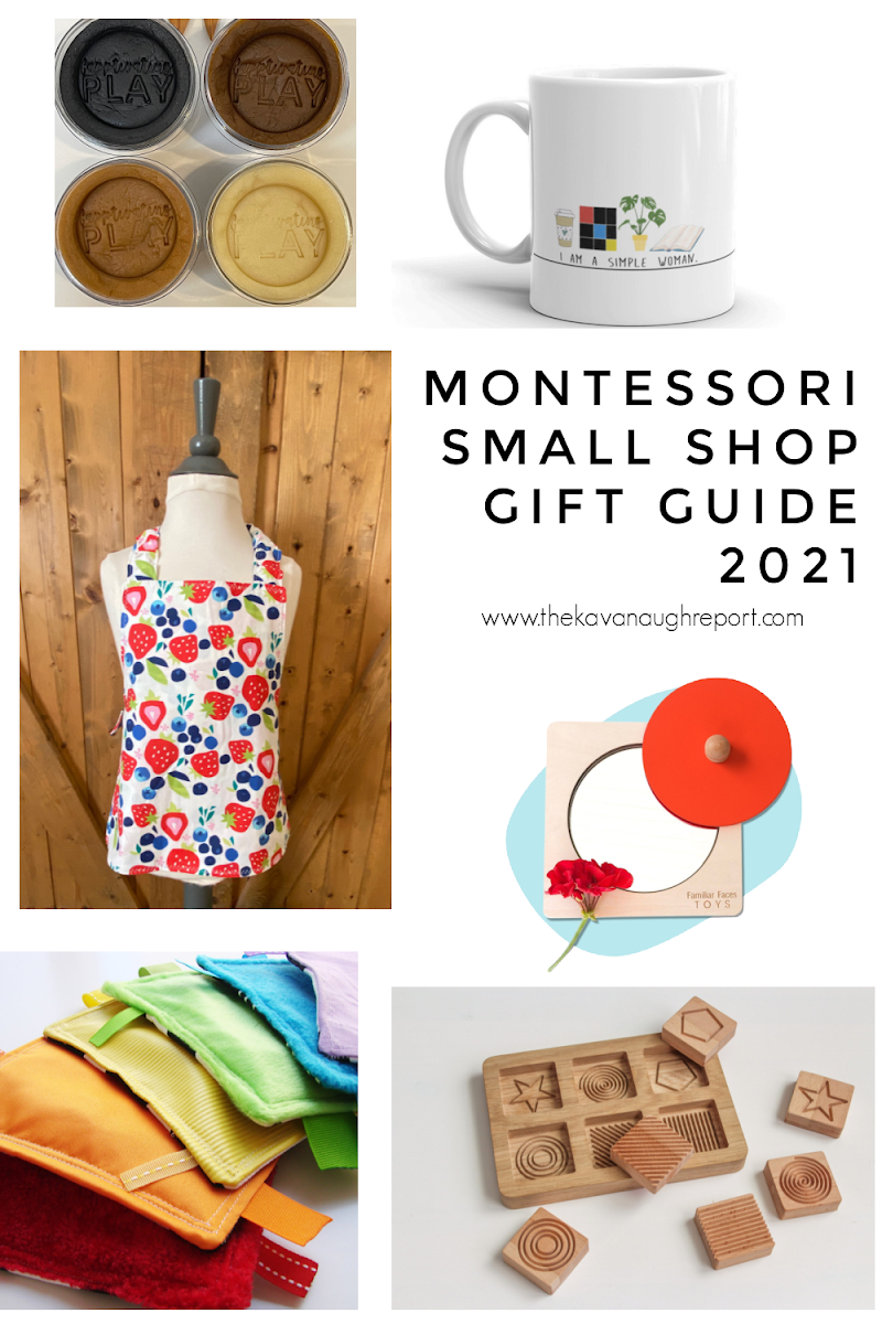 Montessori friendly gift ideas for home, babies, toddlers, and preschoolers from small shops around the world.