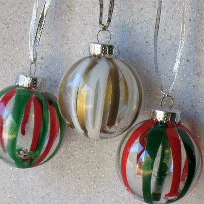Drip Ball Ornament Craft
