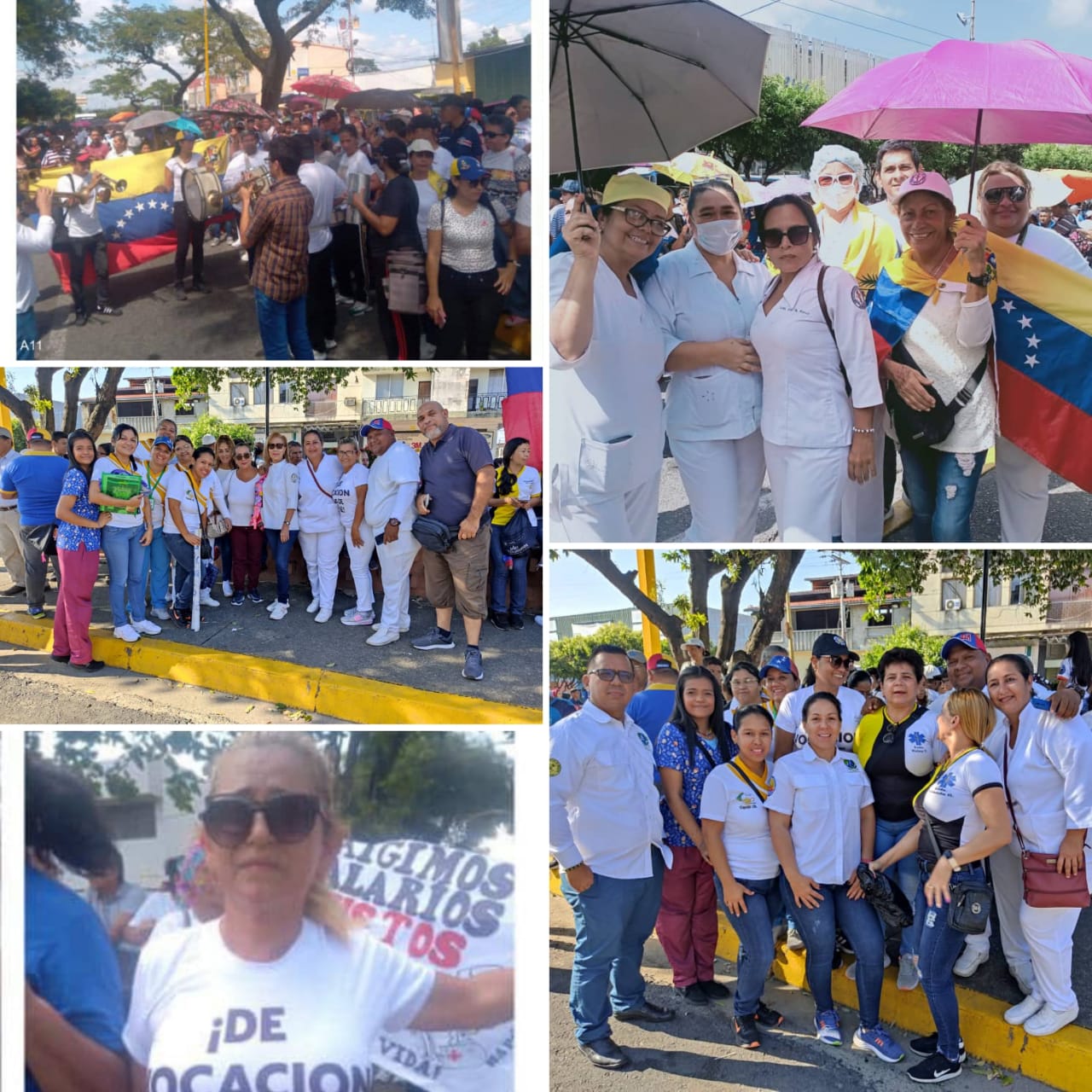 Médicos y enfermeros de El Vigía protestaron por salarios justos
