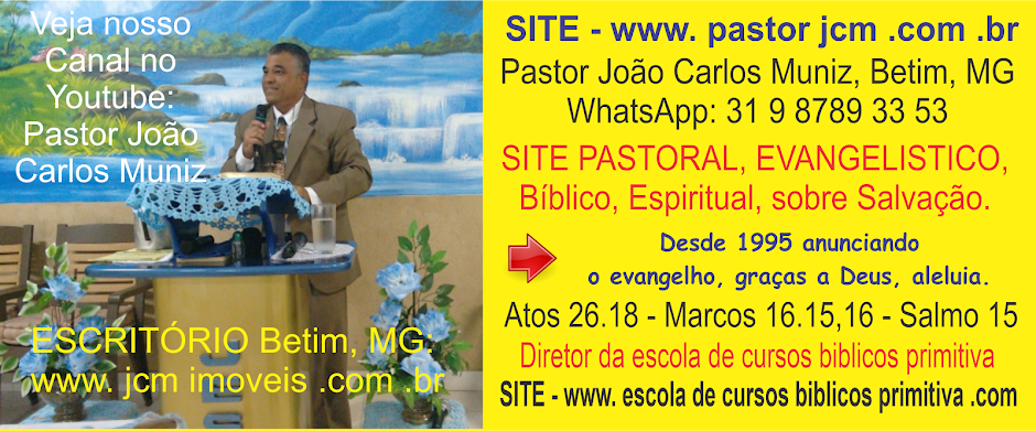 Site do Pastor João Carlos Muniz 