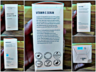 indoganic brightening vitamin c serum ingredients