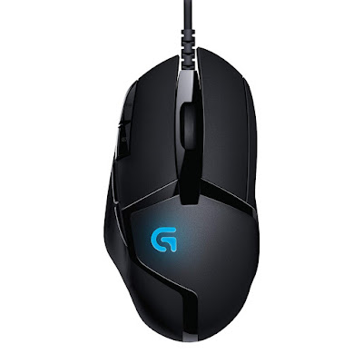 Logitech G402 Hyperion Fury Wired Gaming Mouse, 4,000 DPI, Lightweight, 8 Programmable Buttons, Compatible with PC/Mac - Black