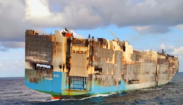 The world's most expensive cargo ship sank at sea