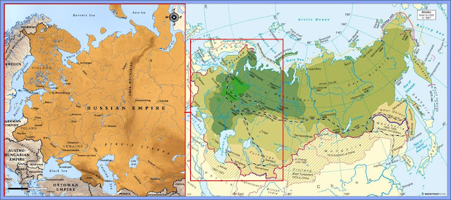 Russian Empire - Extended In To Europe