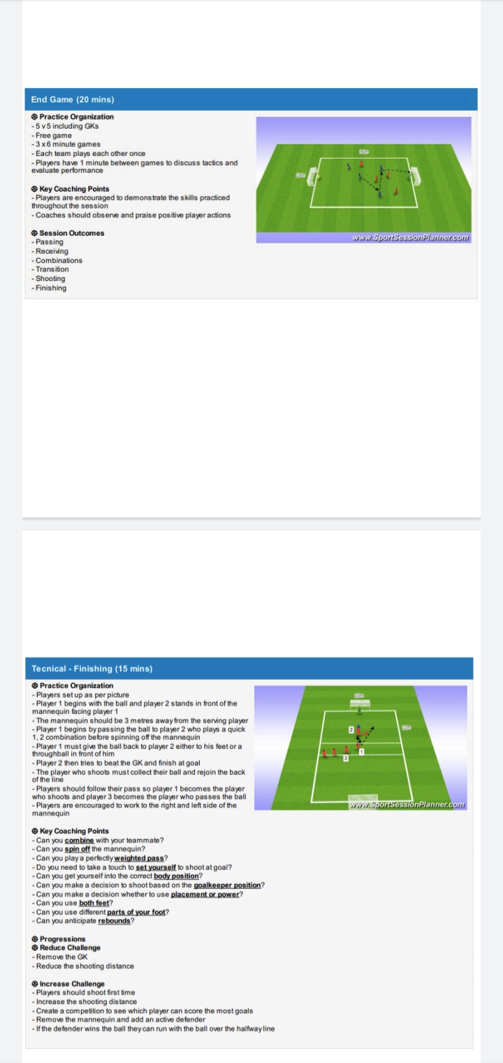 25 different soccer exercises PDF