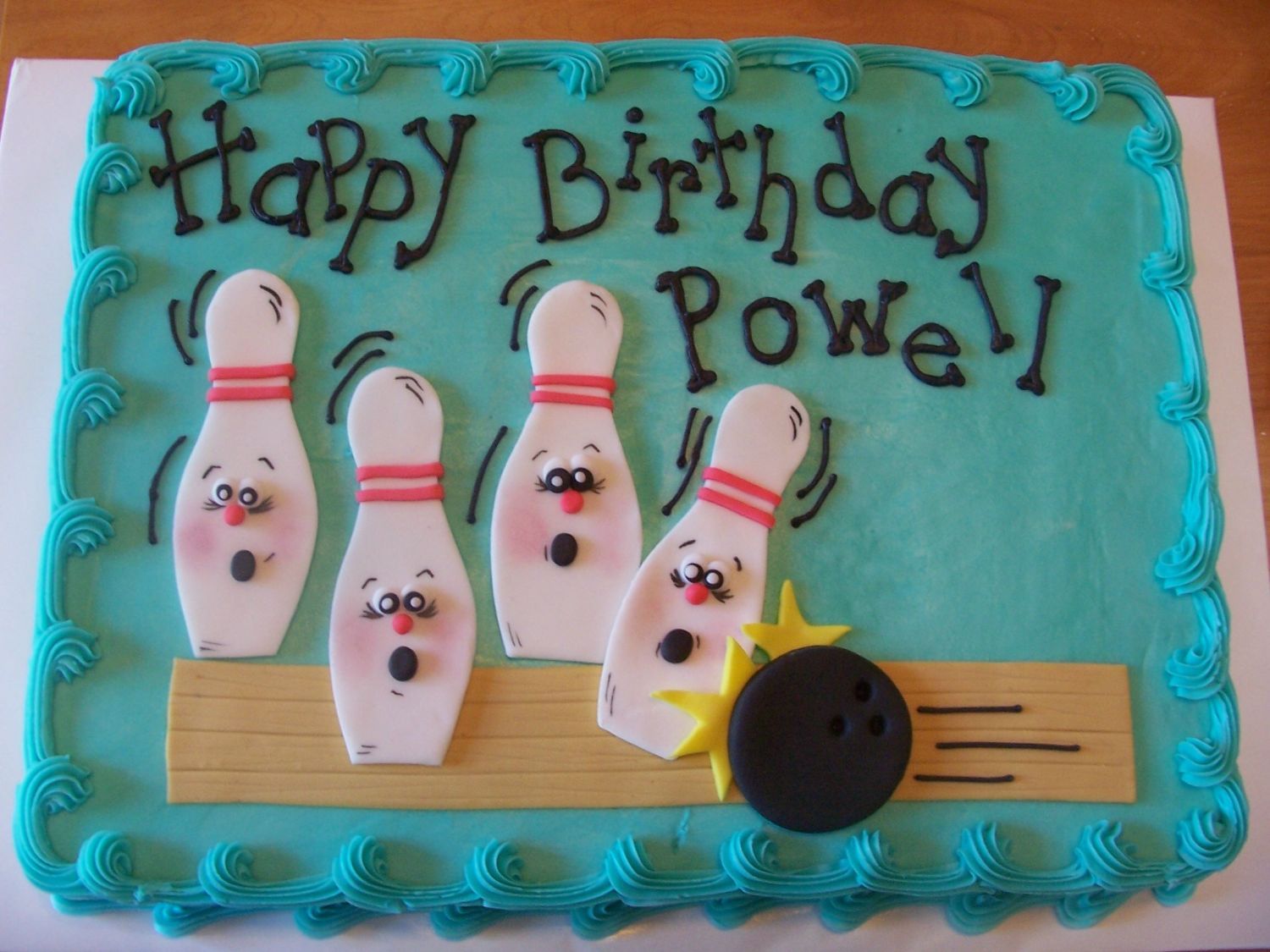 bowling birthday cakes