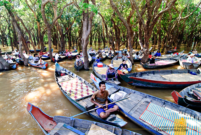 Boat Rentals at the Flooded Forest of Kompong Phluk in Siem Reap