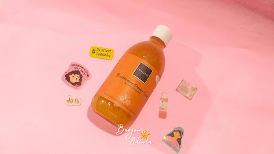 review scarlett coffee body shower