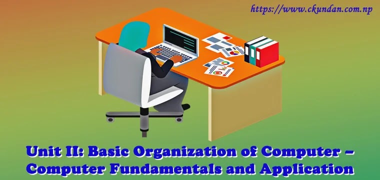 Basic Organization of Computer – Computer Fundamentals and Application