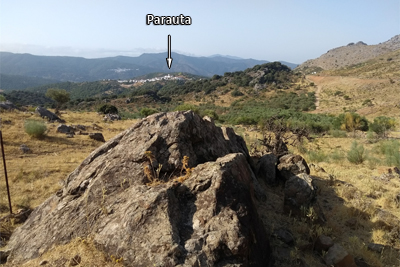 Parauta visto desde el Cortijo de Las Aguzaderas