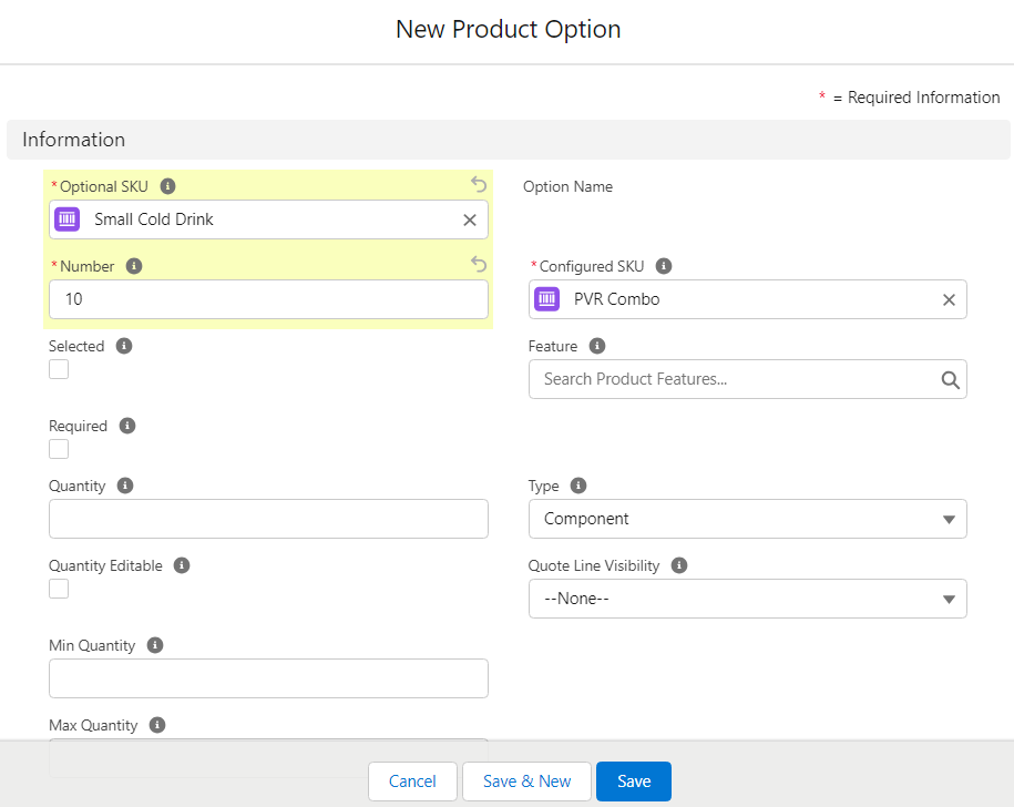 Salesforce CPQ Tutorial 7, Add Product Option