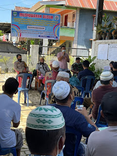 Tiga Pilar Desa Kassiloe Hadiri Kegiatan Musyawarah Dusun Di Kp. Borong Borong