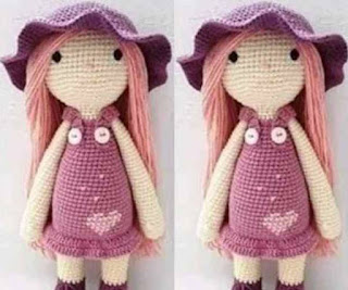 PATRON GRATIS MUÑECA AMIGURUMI 45480