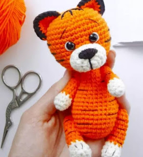 PATRON GRATIS TIGRE AMIGURUMI 48180 🐯