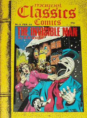 Marvel Classics Comics #9, the Invisible Man