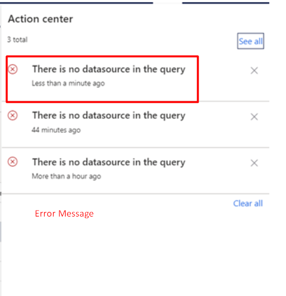 There is no datasource in the query issue in product creation in D365 FO.