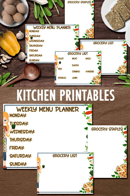 free kitchen printables