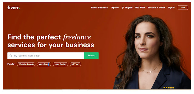 fiverr website for freelancer