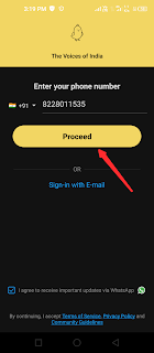 enter your mobile number in koo app - gitesh geeky