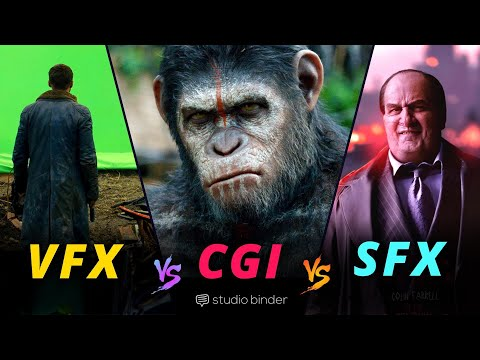 SFX, VFX, and CGI, What's the difference?