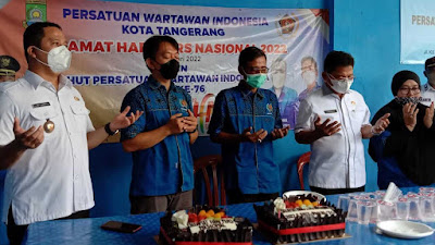 Peringati HPN 2022 bersama PWI, Wali Kota Tangerang Harapkan Sinergitas 