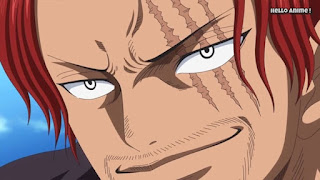 ワンピースアニメ 879話 | ONE PIECE 四皇 赤髪のシャンクス かっこいい Shanks