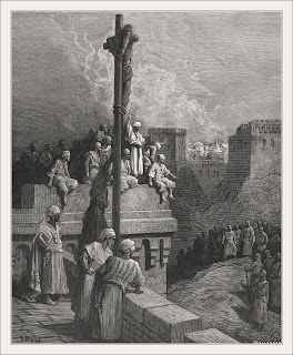 Cru029_Gerard of Avesnes Exposed on the Walls of Asur_GustaveDore