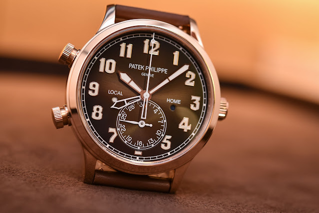 Critique de la Patek Philippe Calatrava Pilot Travel Time 5524R Or Rose