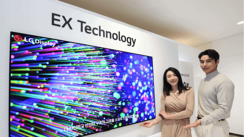 LG Display announces OLED EX next-gen TV screen