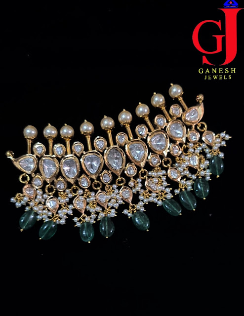 Flat Diamond Choker by Ganesh Jewels