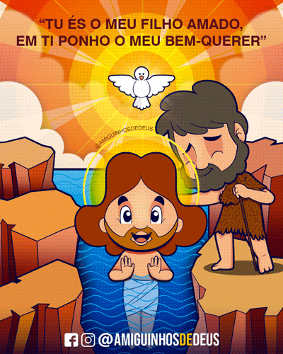 batismo do senhor desenho