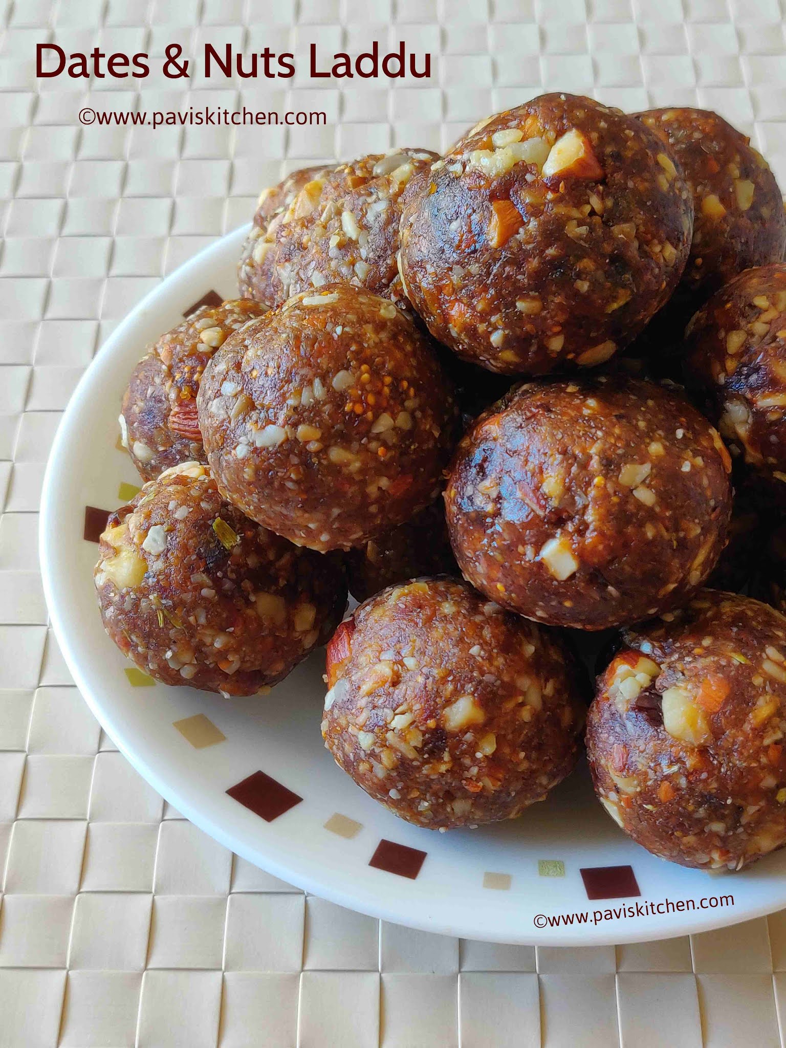 Dry fruit ladoo recipe | Dates ladoo recipe | Khajur ladoo | Dates nuts laddu