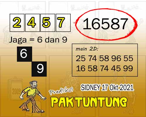 Prediksi Pak Tuntung Sydney Minggu 17 Oktober 2021