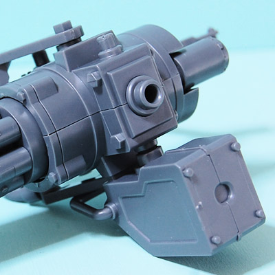 コトブキヤM.S.Gウェポンユニット ガトリングガンの3mm穴