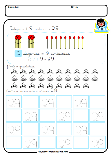 31 atividade de matemática dezena e unidade educação infantil pdf baixar e imprimir