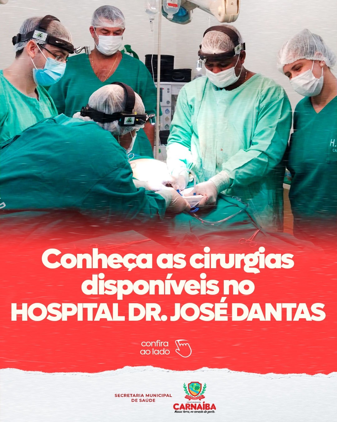 Referência no Pajeú, Hospital Zé Dantas de Carnaíba, realizou mais 09 procedimentos cirúrgicos