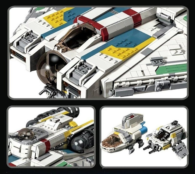 Knockoff Lego Star Wars Rebels the Ghost Ship for sale on aliexpress at cheap price with detachable mini ships