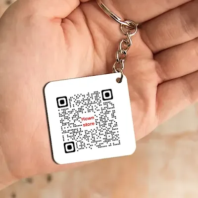 Made your digital world-place printable with QR code and advertise it digital hown - store