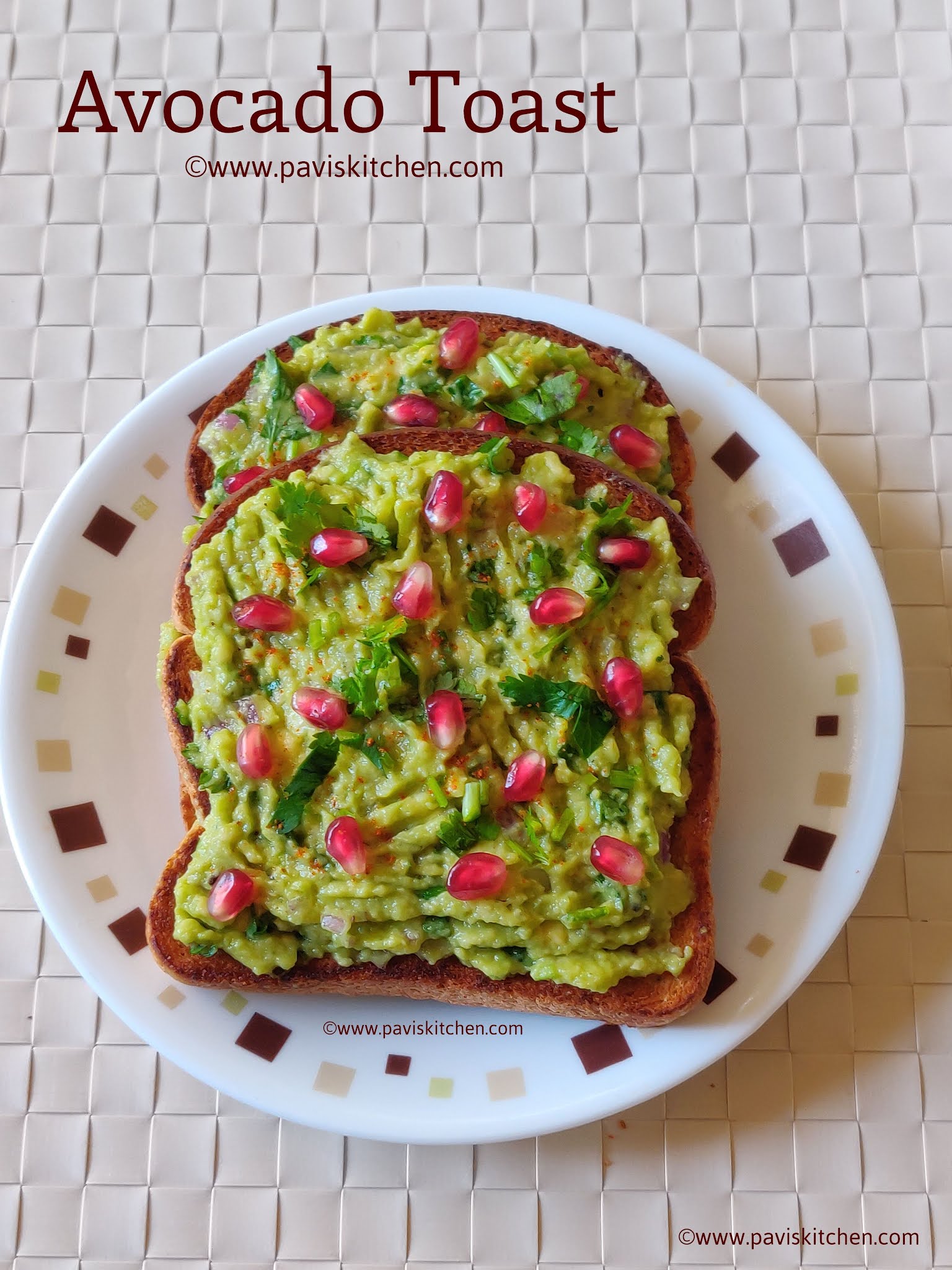 Avocado toast recipe | avocado bread toast | Indian avocado sandwich | Guacamole sandwich