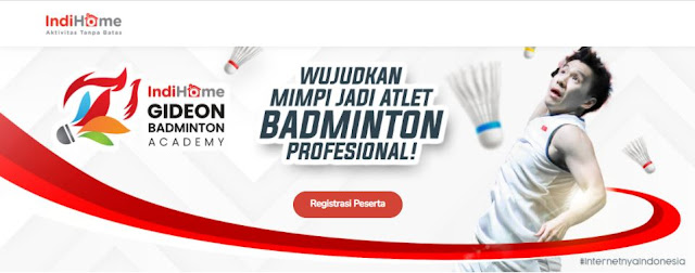 event indihome gideon badminton academy