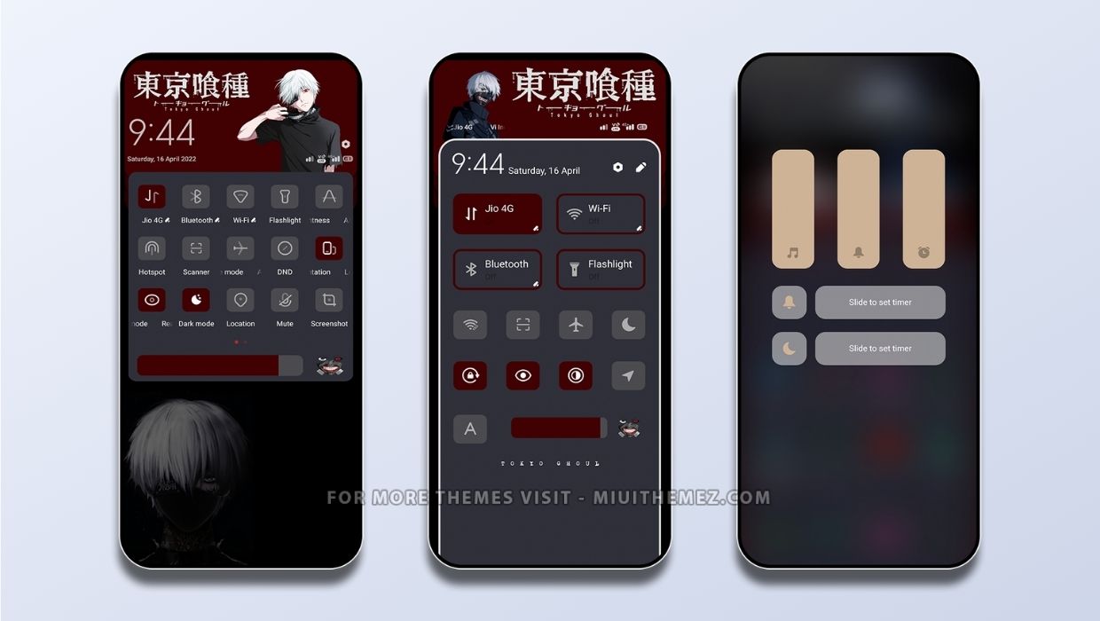 Tokyo Ghoul Dark MIUI Theme