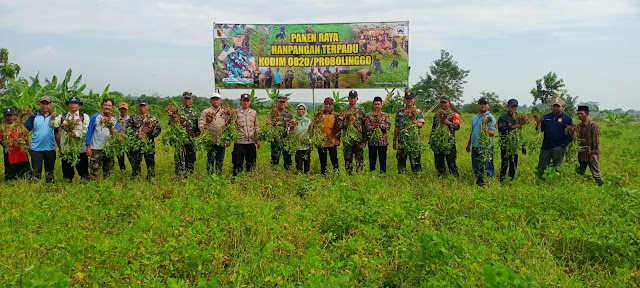 Koramil 0820-02/Wonoasih Dampingi Petani Tanam Jagung dalam Gerakan Antisipasi Darurat Pangan Nasional