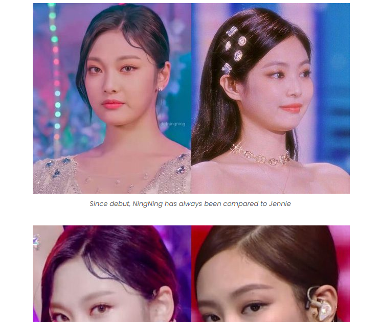 [theqoo] A LOT OF FOREIGN FANS ARE COMPARING AESPA NINGING TO BLACKPINK JENNIE