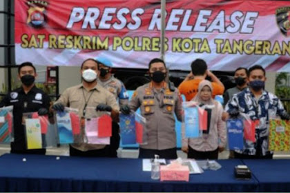 Tindak Pidana Pemalsuan Merek Dagang, 2 Pasutri Kini Diamankan Polresta Tangerang Polda Banten